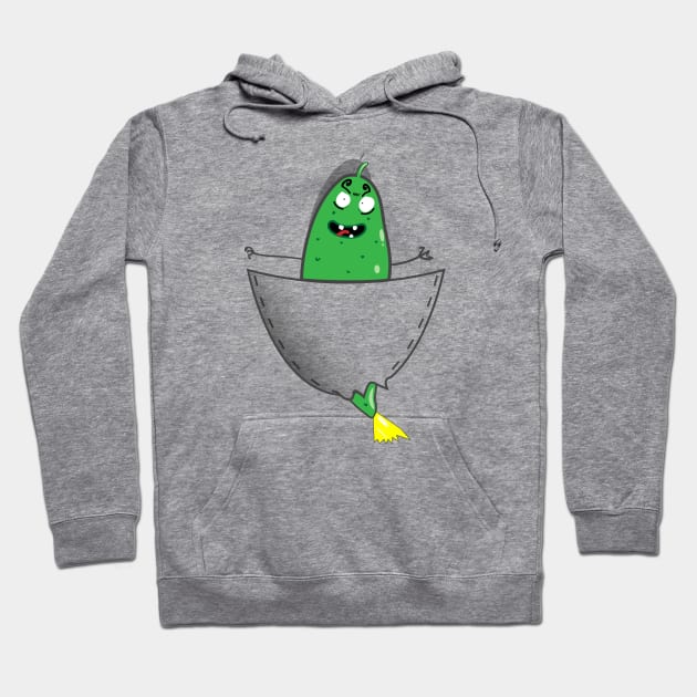 Cucumber in your pocket Hoodie by EvgeniiV